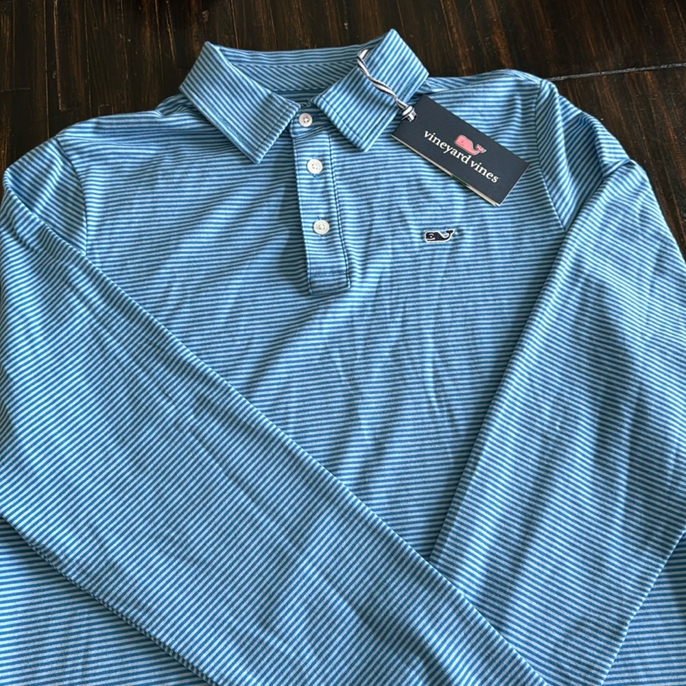 Vineyard Vines boys long sleeve polo